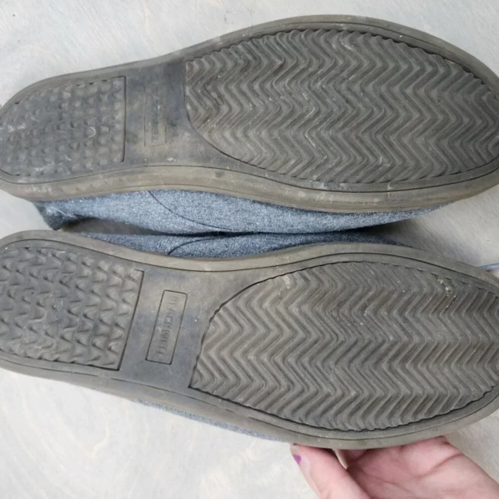 Blackwell Gray Canvas Casual Shoes Lace‎ Up Oxford Men's Size 12